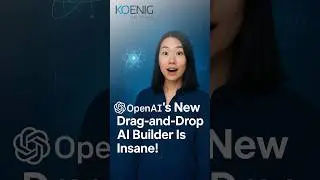 Новый конструктор ИИ-объектов с функцией перетаскивания от OpenAI просто потрясающий!