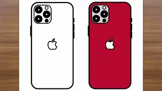 How to Draw Apple iPhone 13 Pro | Step by Step Drawing Tutorial