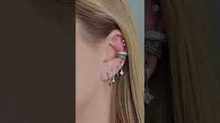 hey! hoops - stylizacja ucha, ear styling, ear stack, ear piercing ideas, curatedear
