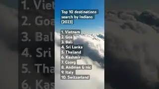 Dream Destinations for Indians 🇮🇳 #destinations #google #travel #usa #airport #goa #thailand