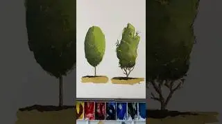 Here&rsquo;s a great drawing and painting exercise #watercolorpainting #howtodraw #arttutorial
