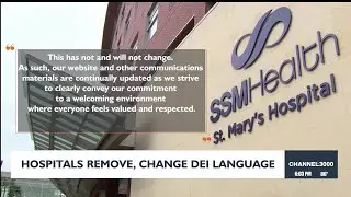 Hospitals remove, change DEI language