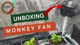 UNBOXING et INSTALLATION des VENTILATEURS (Secret Jardin) Monkey Fan