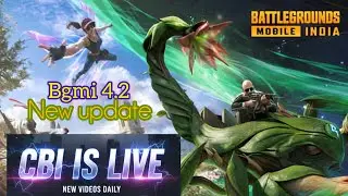 bgmi 4.2 update rash gameplay iQOO neo 10R CBI is live