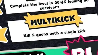 Anger Foot - Riot Control Level - Multikick Achievement