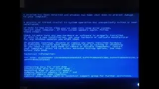 КОД ОШИБКИ  0x000000F4 КАК ИСПРАВИТЬ???