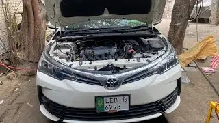 Toyota Corolla gli throttle body England wash oil filter air filter engine oil and gear oil change
