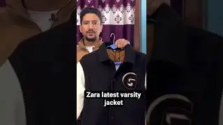 Zara latest Varsity Jacket | Varsity jackets Zara india | Hindi #varsityjacket