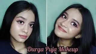 Durga Puja Makeup 2023 | Simple Pink Glam
