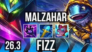 MALZAHAR vs FIZZ (MID) | EUW Diamond | 26.3