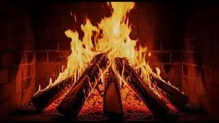 4K Fireplace with Crackling Fire Sounds | Stress Relief, Calm Mind & Perfect Sleep