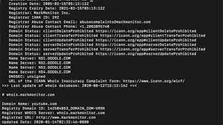 Whois command