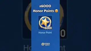 FREE Way To Obtain x6000 Honor Points! #honorofkings #hok #hokstudio