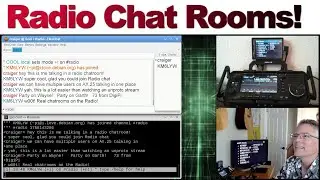 Create Keyboard-to-Keyboard Radio Chat Rooms!  (IRC Chat, Converse)