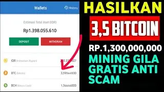 MINING LEGAL ANTI SCAM‼️LIVE WD 14$/MENIT GRATIS| CLOUD MINING BTC TERCEPAT 2025 | CRYPTO MINING