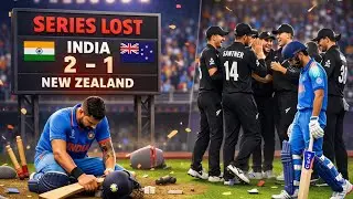 INDIA Series Lost 2-1 ll Win by New Zealand series 