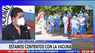 &ldquo;Estamos contentos, m&aacute;s de mil enfermeras y enfermeros ser&aacute;n vacunados&rdquo;: #ANEEAH