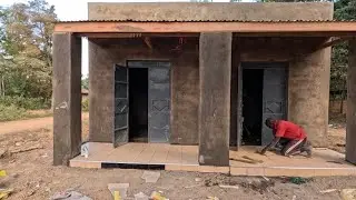 WE ARE DONE WITH TILING WORK 