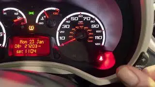 Ford KA Tyre Light Reset