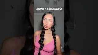 contour & blush placement to make you look snatched #makeup