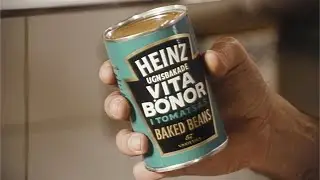 Reklam Heinz vita b&ouml;nor i tomats&aring;s (1971)