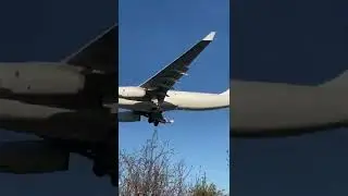 MNG Airlines Airbus A330-300 (MB400) Landing @ London Heathrow 27L #shorts