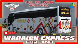 Waraich Forland Bus Livery||Srikandi Shd Livery Bussid||New Waraich Express Livery||Bukhari Creation