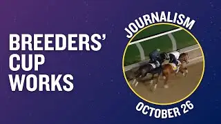 JOURNALISM and His New Rider Jose Ortiz Works at Del Mar October 26th