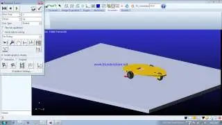 MSC ADAMS Mouse Vehicle Simulation in ADAMS View