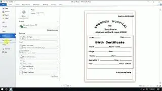 How to use file menu in Ms Word 2019 hinde / urdu . | 100 % use file menu part 2