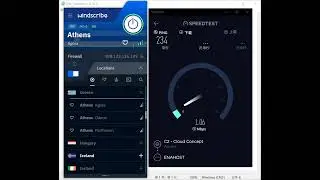 【Windscribe VPN】Review Greece Speed Test ☑️️️️