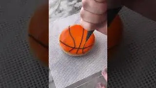 Basketball | Cookie Decorating #shorts