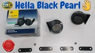Hella 011225832 Black Pearl Trumpet Horn Set Sound Testing and Unboxing | Creta like Horn Sound