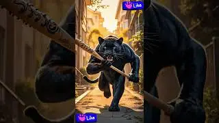 The Panther saves Independent Cat's life! 🍖🐱👩&zwj;🍳