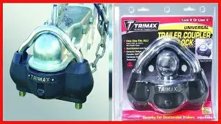 Heavy Duty Universal Trailer Coupler Lock For Maximum Theft Protection