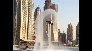 CRAZY Water Powered Jetpack Stunts In Dubai