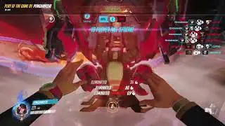 PenguinAshe as D.Va Play of the Game Quadruple Kill Securing the Point