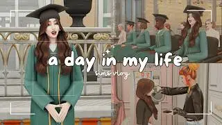 a day in my life 🎓(graduation, getting ready, ceremony, dinner with family)  |  sims vlog #sims4