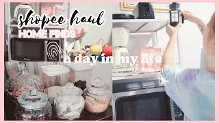 SHOPEE HAUL (Home Finds) + Clean with me and Mini Pantry reveal | jezevyl