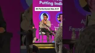 Aamir Khan Being Mr Perfectionist At The Waves Summit | #shorts #bollywood #trending