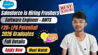 Salesforce is Hiring 2026 Graduates! High-Paying Tech Job | Full Details + Tips