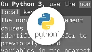 Is it possible to modify a variable in python that is in an outer (enclosing), but not global, scope