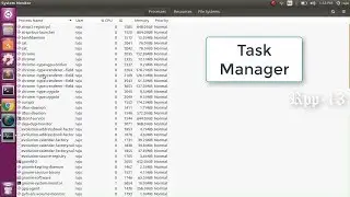How to open Task Manager On Ubuntu & End The Process