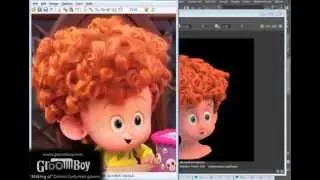Making of' Dennis Curly Hair groom using Groomboy toolsets