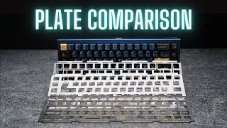 Comparing Keyboard Plate Materials feat. QK65