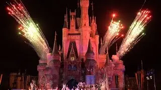 4K Celebrate the Season Holiday castle show 2014 Magic Kingdom
