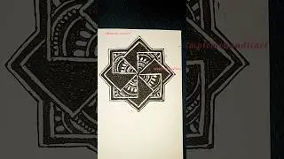 Easy Mandala Mehndi Design Step by Step | Advance Art in Easy Way For Beginners #shorts #mehndi #yt