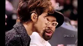 Prince and Spike Lee at a Michael Jordan Game (1998)