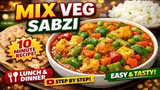 Easy Mix Veg Sabzi | Quick Indian Lunch Recipe