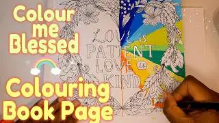 Love Is Patient, Love Is Kind ✨ Christian Coloring Page for Peaceful Creativity